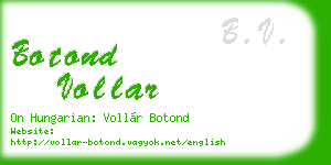 botond vollar business card